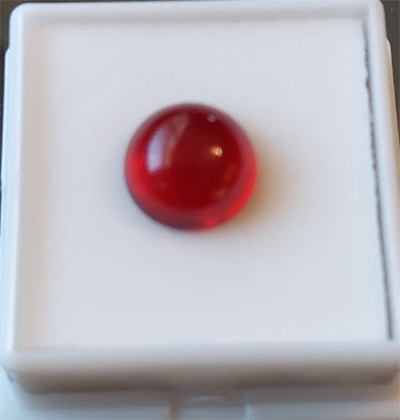Amber Red - - Size - 10.00 mm RD Weight Carat - 2.50