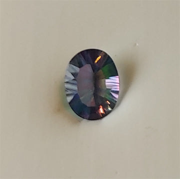 Petalite - Iridescense Flower - Size - 8x6 mm - Oval - Carat - .92